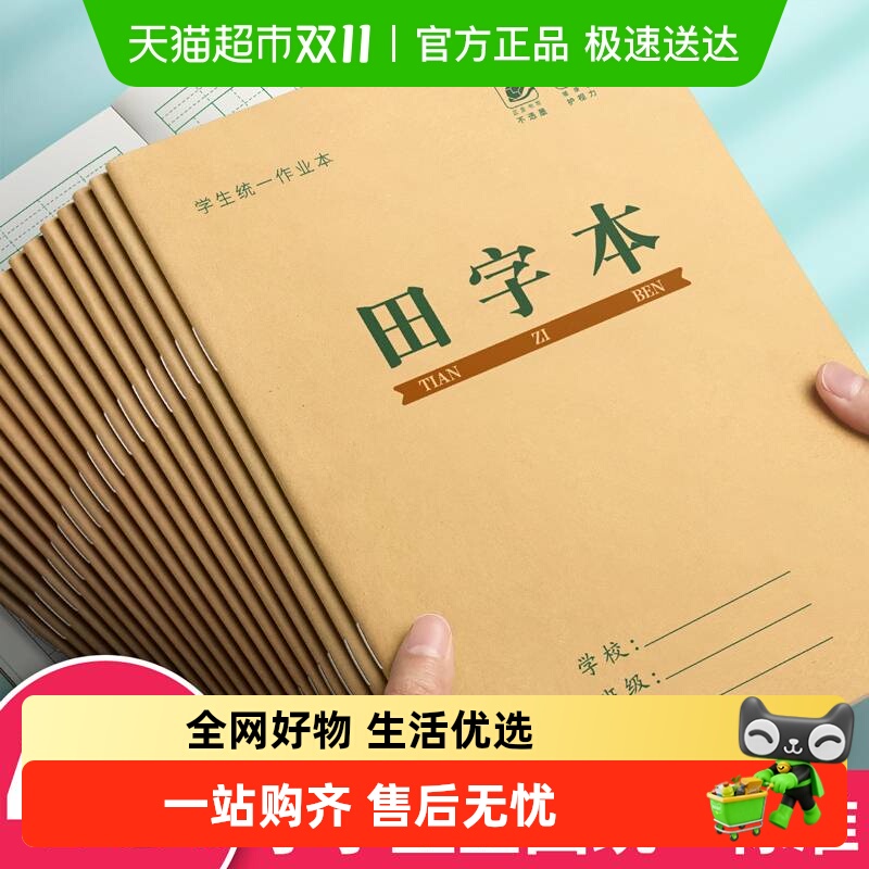 金枝叶小学生田字格本作业本