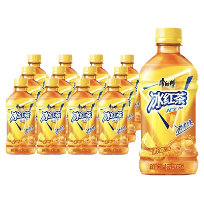 康师傅冰红茶酸梅汤茉莉花茶330ml*6瓶12瓶