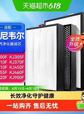 适配霍尼韦尔空气净化器KJ190F-W02滤芯250F-J11W/420F-P21W滤网