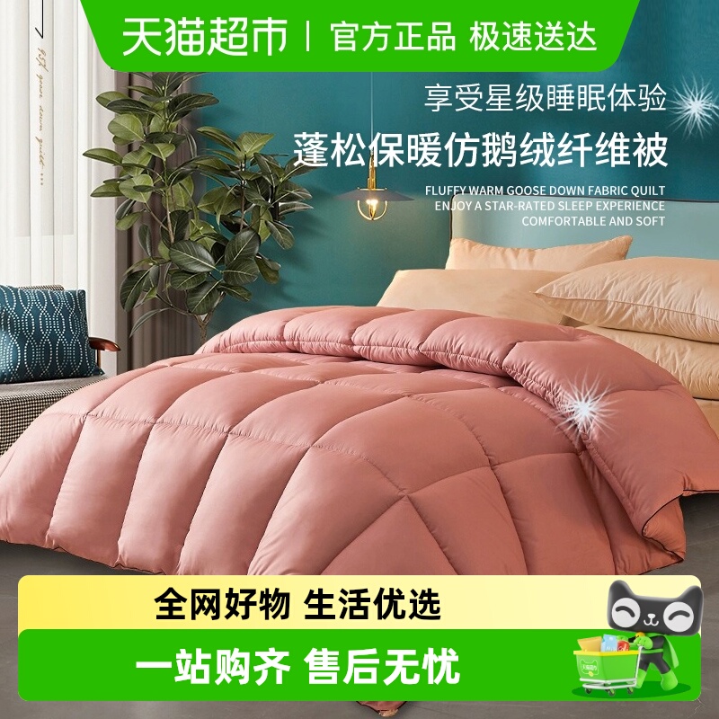 杜威卡夫冬被保暖加厚居家羽绒被