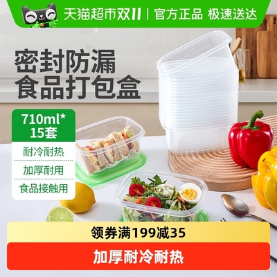 云蕾加厚塑料打包餐盒野餐露营