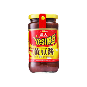海天辣黄豆酱340g/瓶辣豆瓣酱炒菜拌面下饭酱料烤肉香辣蘸酱