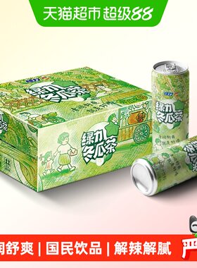 绿力冬瓜茶清爽解渴310ml*24罐