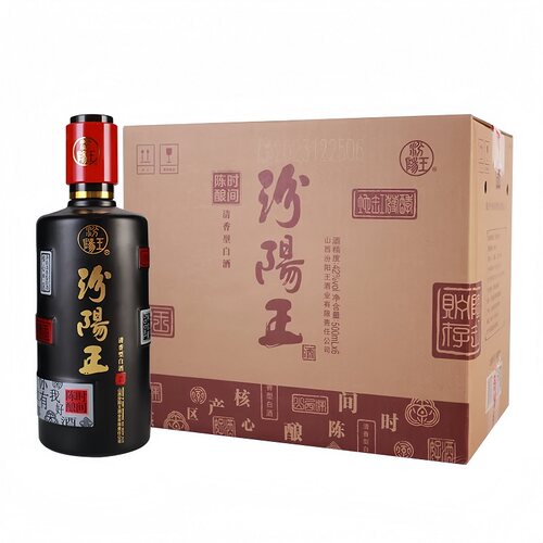 2023年产 山西汾阳王45度时间陈酿500ml 6瓶装清香型精选固态纯粮
