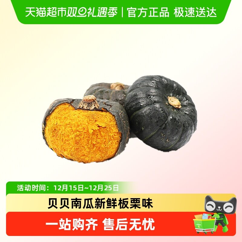 贝贝南瓜新鲜板栗味南瓜辅食蔬菜板栗粉糯小南瓜