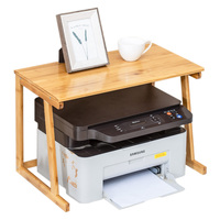 打印机架子办公桌面置物架家用多层多功能双层电脑收纳架复印机架