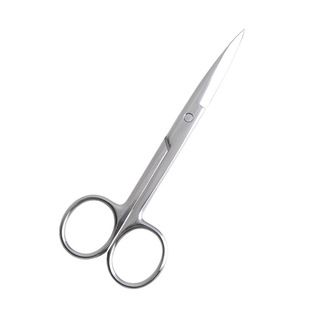 皮肤管理纱布剪刀美容院工具不锈钢剪刀拆线剪刀直尖弯头眼科剪刀