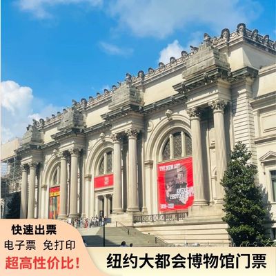 美国纽约大都会艺术博物馆门票-电子票·免打印