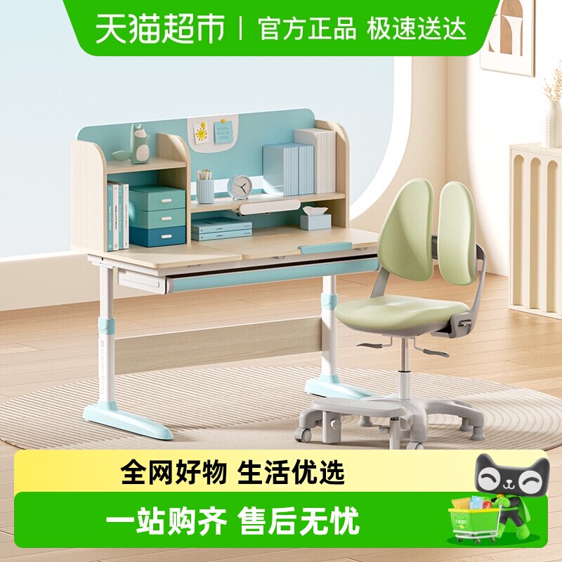护童儿童学习桌小户型可升降小学生家用写字桌书桌椅子课桌椅套装