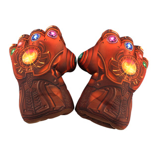 复仇者联盟蜘蛛侠钢铁侠绿巨人美国队长毛绒玩具拳击手套生日礼物