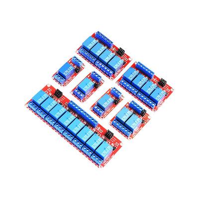 量大批发1-8路继电器模块5V12V