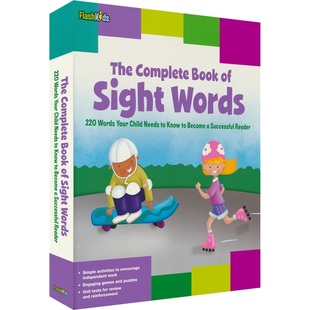 The Complete Book of Sight Words 220个高频词练习册 幼儿早教词汇书 课外练习册 儿童小学英语教辅 英文原版进口图书