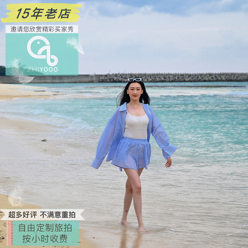 全球日本冲绳摄影师婚纱照旅拍情侣个人亲子写真旅游跟拍照片拍摄