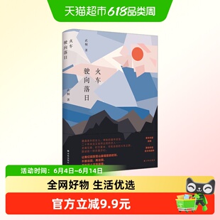 火车驶向落日新华书店书籍