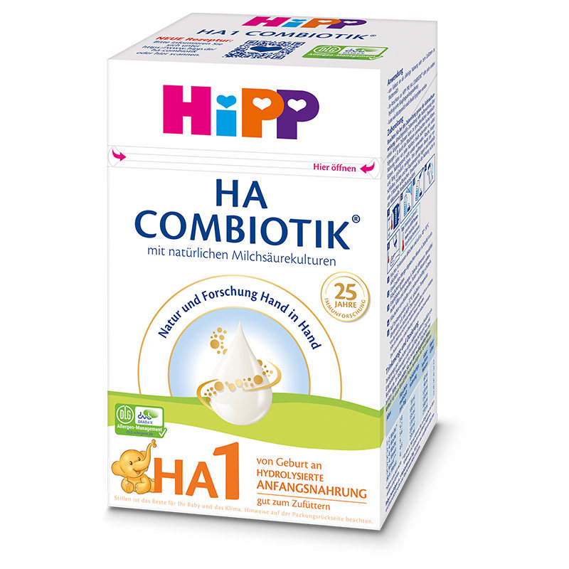 【自营】HiPP喜宝欧盟益生菌婴儿配方奶粉HA  1段德国原装600g