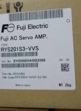 富士伺服驱动RYS201S3-VVS现货