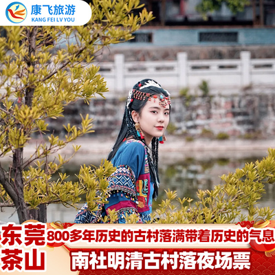 [南社明清古村落-夜场票]茶山南社明清古村落灯光节成人票