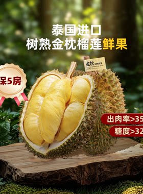 市舶士泰国金枕树熟榴莲干包黄肉
