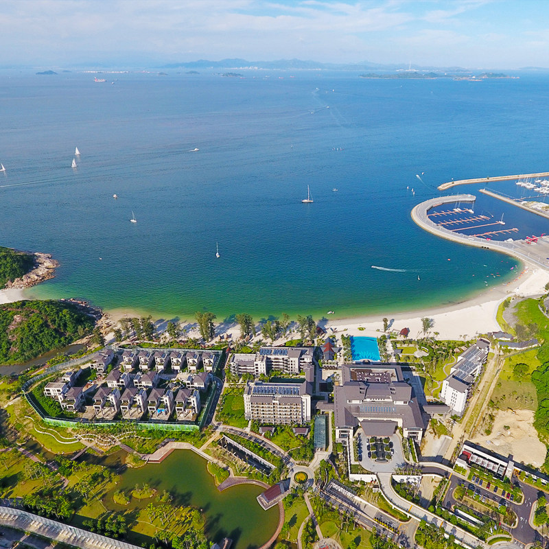 1-2晚深圳桔钓沙莱华度假酒店私家沙滩旅游大梅沙较场尾杨梅坑