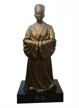 定做葛洪叶贵叶雕像十大名医摆件