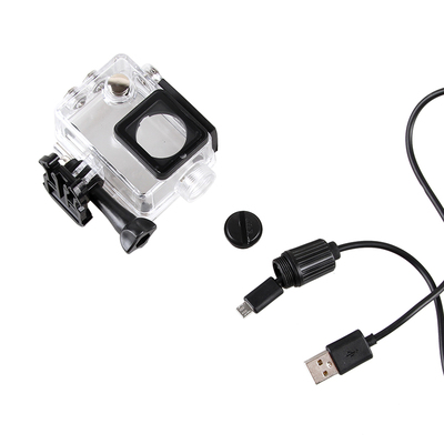 SJ4000防水壳A8机车摩托车充电壳Yagoo山狗C4边充边录9000秀客c30