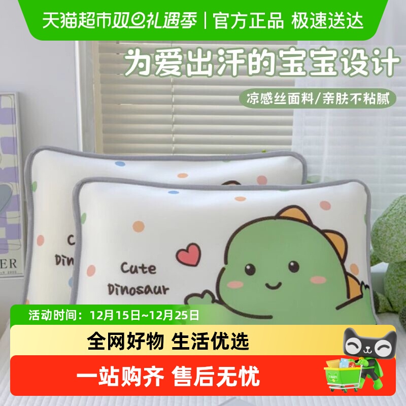 A类卡通儿童冰丝枕套