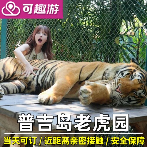 [普吉老虎公园-小小号老虎（含老虎园门票）]TigerParkPhuket可订今日普吉老虎园门票+小小号老虎互动亲子