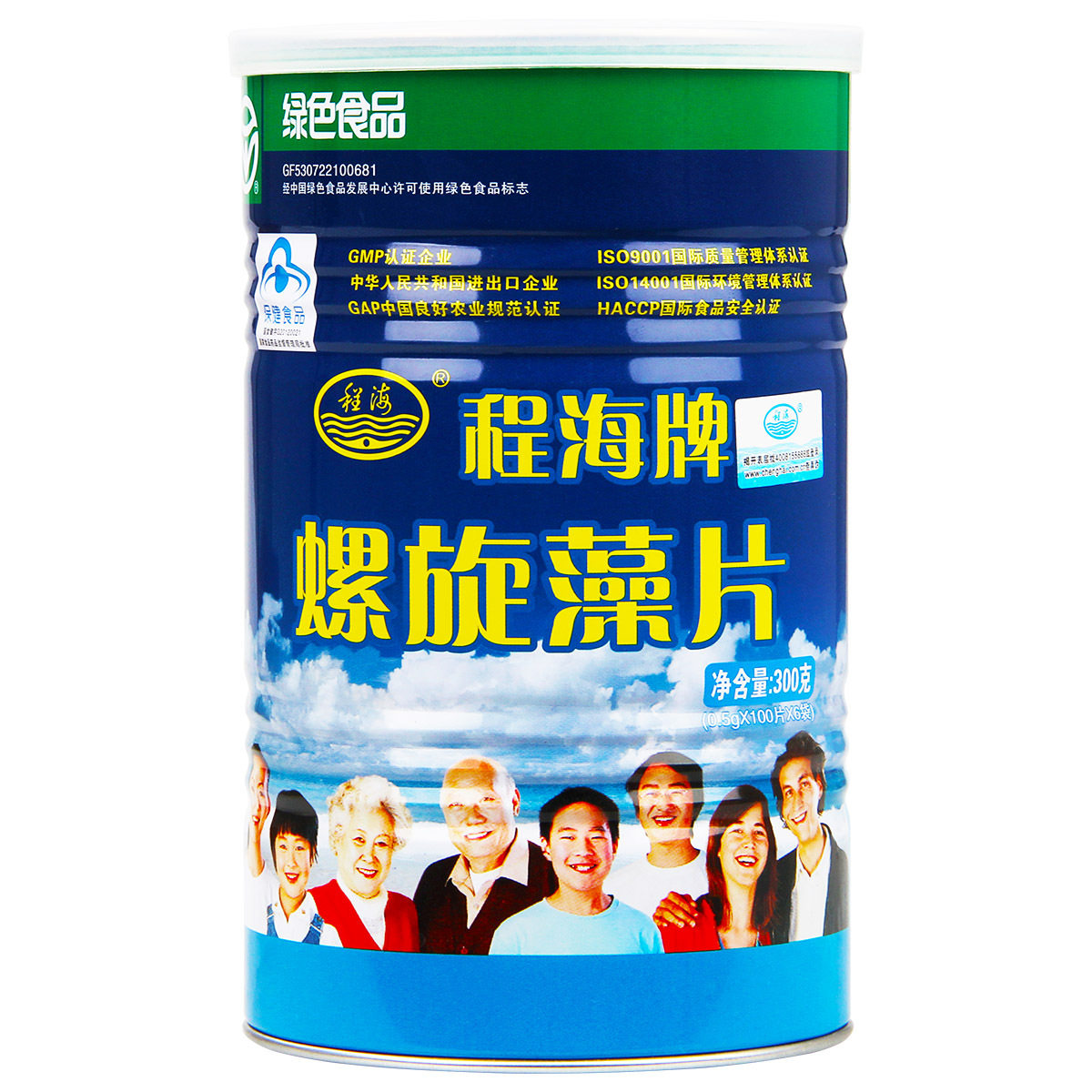 程海牌螺旋藻片 0.5g/片*100片*6袋 增强免疫力