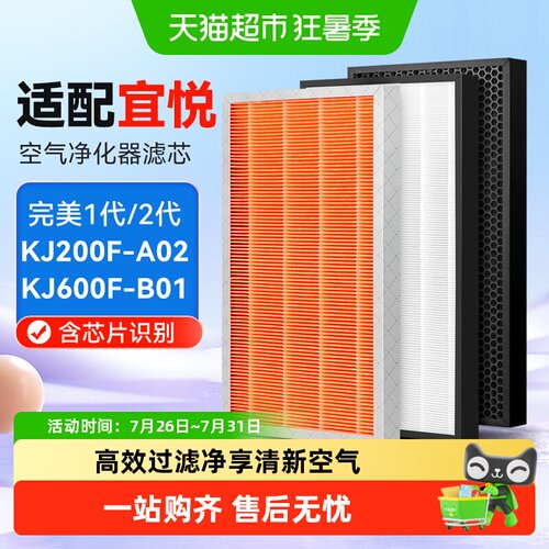 KISSAIR适配宜悦空气净化器滤网