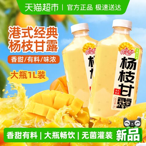 椰子泡泡杨枝甘露果香馥郁2L