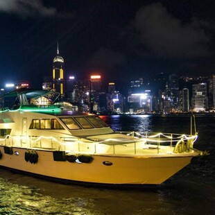 香港Dreamer梦之旅豪华游艇维多利亚港畅饮夜游可选中环/尖沙咀