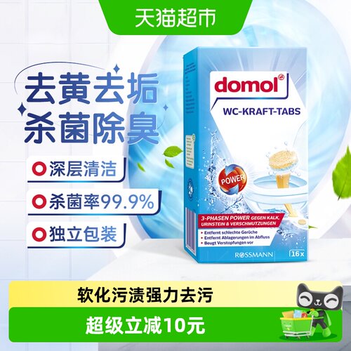 domol德国进口洁厕片杀菌320g