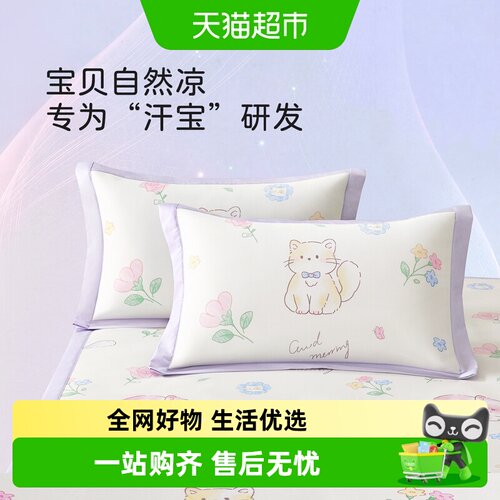 博洋儿童冰丝枕套40x60cm卡通