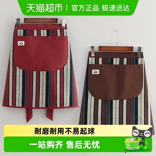 围腰透气工作服 网红做饭厨师男士 时尚 半身围裙女厨房家用2025新款