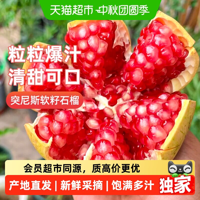 农鲜淘四川会理软籽石榴当季