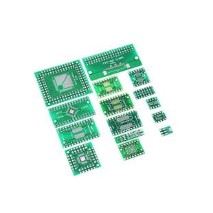 SOP8/10/16SSOP20/28SOT223QFP32QFN44/48TQFP64FPC40转DIP转接板