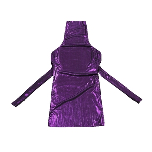 高领加绒打底衫女厚欧货2026冬新款时尚气质网纱烫金小衫内搭上衣