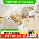 babyviva儿童购物车大容量置物柜宝宝玩具收纳架整理柜家用手推车