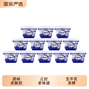 10杯碗裝 原味老酸奶138g 風(fēng)味發(fā)酵乳酸牛奶生牛乳低酪酸奶伊利