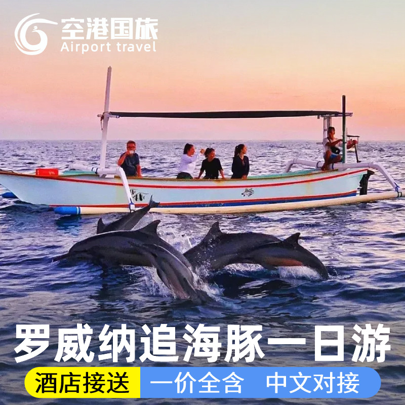 巴厘岛罗威纳追海豚火山温泉乌布海神庙大秋千spa漂流包车一日游