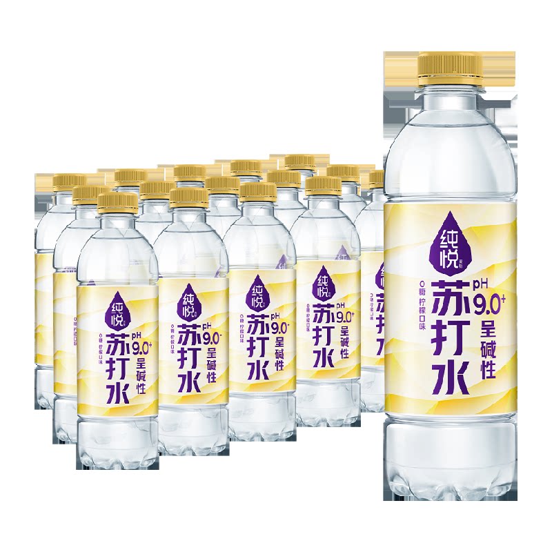 纯悦苏打水PH9.00糖0脂图片