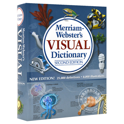 现货 英文原版 Merriam Webster's Visual Dictionary Second Edition 韦氏图解词典字典 图片词典 **版 升*版 New Edition