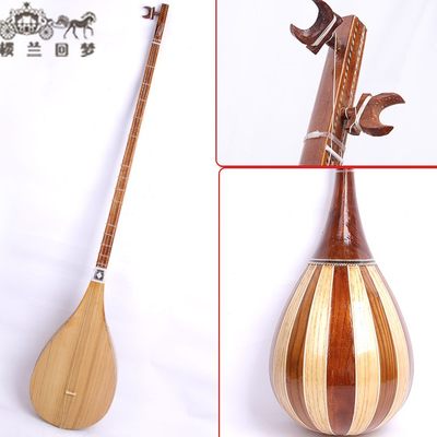 新疆维吾尔族弹拨乐器都塔尔纯手工制作民族乐器都塔尔包邮送琴包