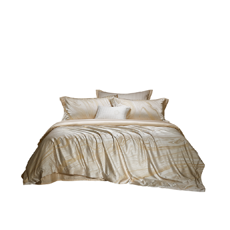 罗莱100S高支贡缎提花四件套