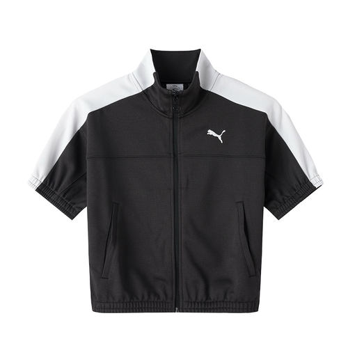【自营】Puma彪马外套女装新款运动服休闲时尚夹克立领T7短袖衬衫