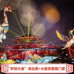 陜西西安大唐芙蓉園門票 至少提前一天購(gòu)買 夢(mèng)回大唐演出票