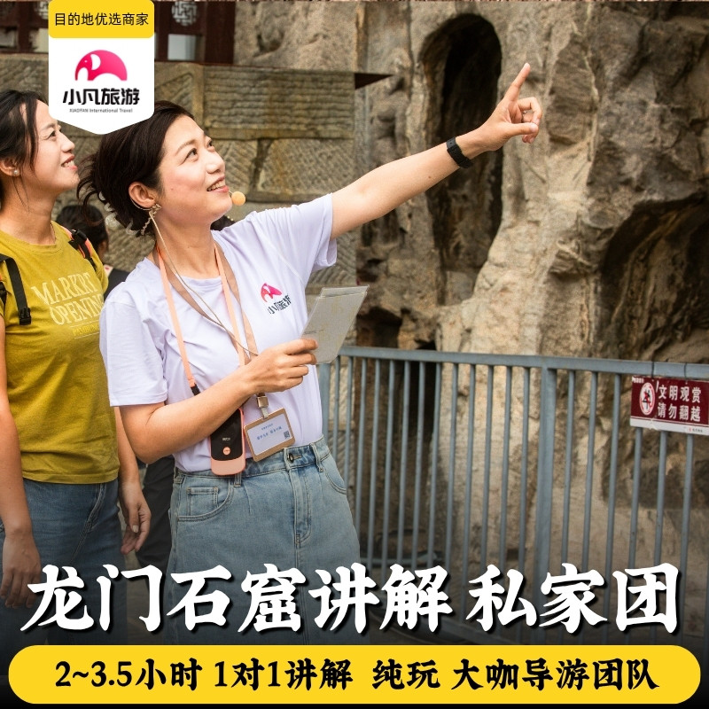 私家团 龙门石窟导游讲解 一对一服务2~3.5小时讲解 洛阳旅游