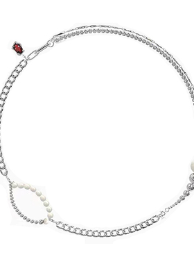 网红简约中性小众高级感毛衣链