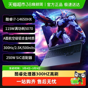 机械革命旷世X 16英寸i7/i9 RTX5070/60独显电竞电脑游戏笔记本