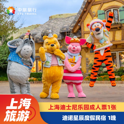 上海迪诺星辰度假民宿+上海迪士尼度假区2天1晚套餐